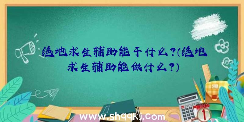 绝地求生辅助能干什么？（绝地求生辅助能做什么？）